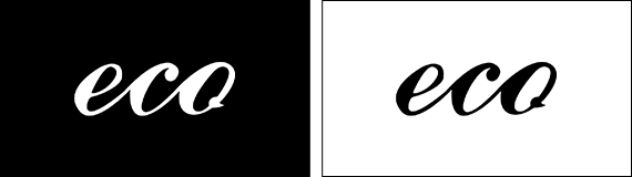 Black & White Application of colors CI